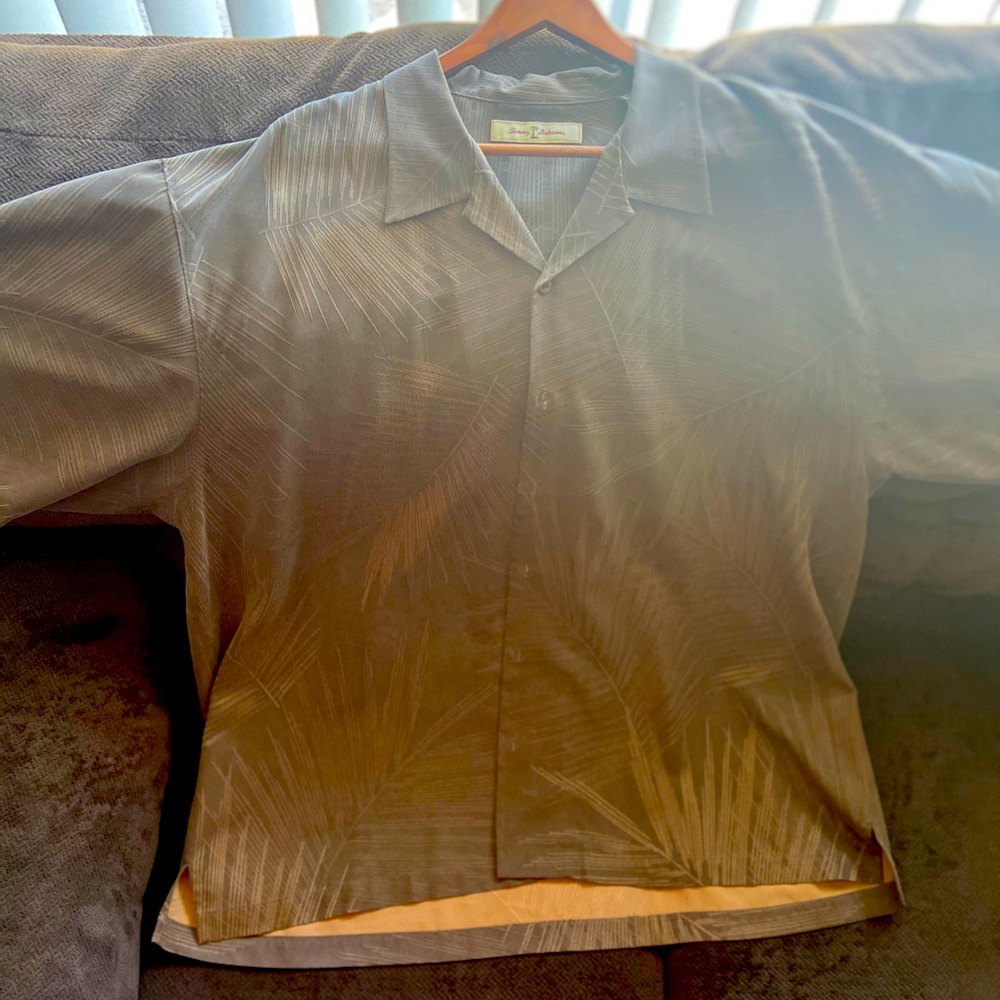 Tommy Bahama Hawaiian shirt.
